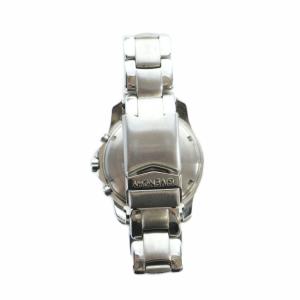 GIVENCHY 腕時計 ウォッチ クォーツ クロノグラフ デイト カレンダー付き 白文字盤 シルバー色 GV4-MSBRW