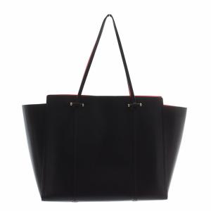 kate spade new york トートバッグ ハンド 牛革 レザー バイカラー マグネット ロゴ ゴールド金具 紺 ネイビー 赤 レッド
