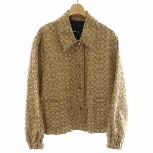 シグネチャージャケット コーチジャケット スイングトップ アウター 長袖 レギュラーカラー 総裏地 ロゴ