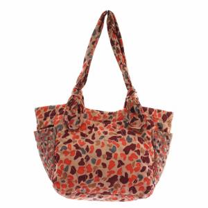 MARC by MARC JACOBS ハンドバッグ トート ナイロン 迷彩柄 カモフラ 総柄 ロゴ 赤 レッド /XZ GY18