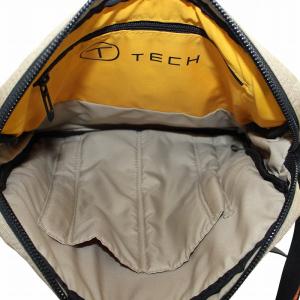 TUMI T-TECH ショルダーバッグ ナイロン ロゴ 刺繍 ベージュ /XZ GY18