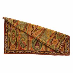 ETRO ストール ショール ウール シルク混 ペイズリー柄 総柄 マルチカラー /XZ