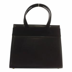 Salvatore Ferragamo ヴァラリボン ハンドバッグ 2WAY ブラック