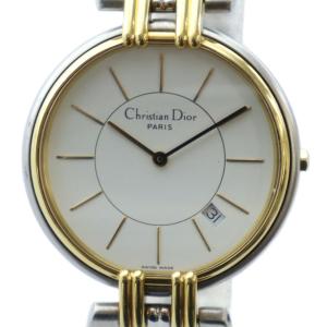 バギラ 腕時計 クォーツ 白文字盤 デイト カレンダー付き ゴールドカラー 65-111