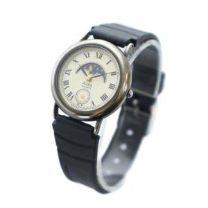 SEIKO アルバ ALBA 腕時計 ウォッチ クォーツ ムーンフェイズ スモセコ 白文字盤 ロゴ シルバー色 V806-0100