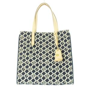 トートバッグ キャンバス デニム レザー 革 チェック ロゴ 総柄 青 ブルー /CK8 GY18