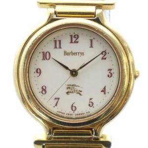 腕時計 クォーツ 白文字盤 ラウンド ゴールド色 2930-294017