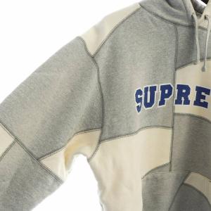 Supreme 20FW patchwork hooded sweatshirt 