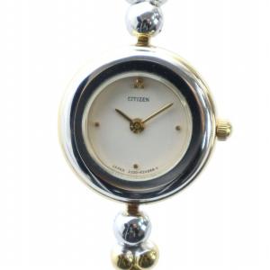 腕時計 ウォッチ クォーツ ロゴ 白文字盤 ゴールド色 シルバー色 2200-226569 GY18 /MQ