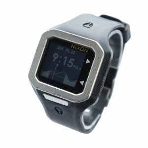 NIXON 腕時計 ウォッチ クォーツ デジタル ロゴ カレンダー付き 黒 ブラック GY18 /MQ