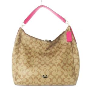 ハンドバッグ 2way ショルダーバッグ PVC レザー 革 シグネチャー ロゴ ピンク /CK23 GY18