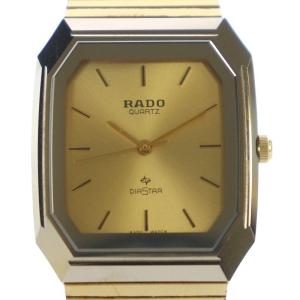 132.9515.3 DIASTAR 腕時計 クォーツ スクエア 純正ベルト ゴールドカラー