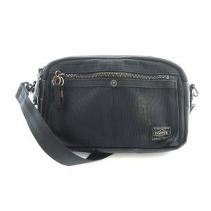 吉田カバン ショルダーバッグ 斜めがけ ロゴ キャンバス 黒 ブラック GY13 /MQ