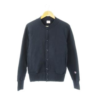 REVERSE WEAVE 赤タグ カーディガン スウェット 裏起毛 M ネイビー