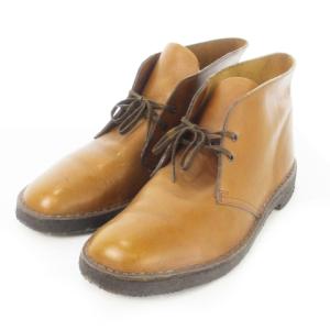 レザーブーツ デザートブーツ レースアップ 42.5 27.5cm 茶 ブラウン /AO2 GY18