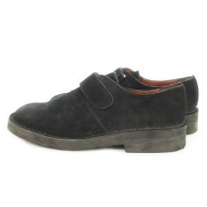 チャッカブーツ ベルクロ スエード ステッチ 26.5cm 黒 ブラック /MN6 GY18