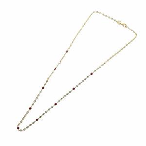 ネックレス アクセサリー チェーン ロゴ ラインストーン ゴールド色 GY18 /MQ