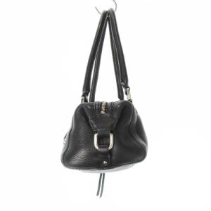 COLE HAAN ハンドバッグ レザー 革 シボ革 ロゴ 黒 ブラック /CK16 GY18