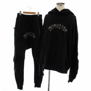 スウェット ジャージ セットアップ ロゴ スタッズ