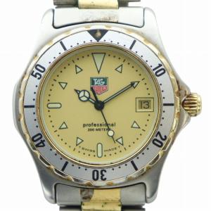 プロフェッショナル 200M 腕時計 クォーツ デイト シルバーカラー ゴールドカラー
