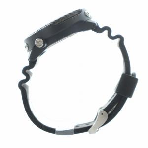 SEIKO 腕時計 ソーラー デジタル デイト カレンダー付き クロノグラフ ラバーベルト ブラック