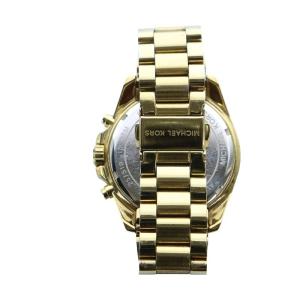 MICHAEL KORS 腕時計 ウォッチ クォーツ クロノグラフ カレンダー付き ロゴ ゴールド色 MK-5605 GY18 /MQ