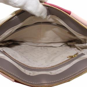 IBIZA ショルダーバッグ レザー パッチワーク ロゴ ゴールド金具 マルチカラー /XZ GY11