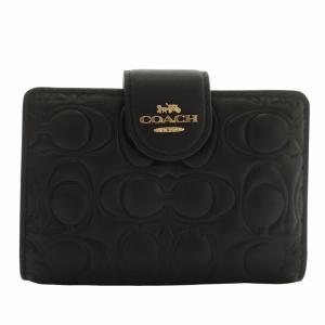 二つ折り財布 ウォレット シグネチャー キャンバス レザー