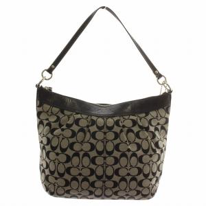 ソーホー プリーテッド シグネチャー コンバーチブル トートバッグ ショルダー 2WAY キャンバス レザー