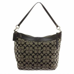 COACH ソーホー プリーテッド シグネチャー コンバーチブル トートバッグ ショルダー 2WAY キャンバス レザー