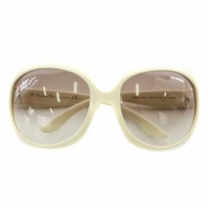 眼鏡 サングラス セルフレーム グラデーション ラウンド ロゴ 6220-125 白 ホワイト GLOSSY