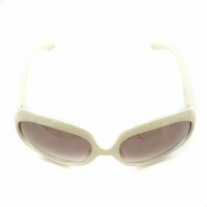 Christian Dior 眼鏡 サングラス セルフレーム グラデーション ラウンド ロゴ 6220-125 白 ホワイト GLOSSY