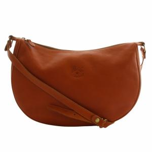 ショルダーバッグ 牛革 レザー ロゴ 茶色 ブラウン 411758 /XZ GY11