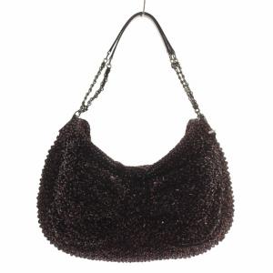 ANTEPRIMA トートバッグ ワンショルダー ワイヤーバッグ リボン マグネット 紫 パープル /XZ GY11