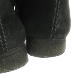 Clarks ORIGINALS ワラビーブーツ スエードレザー レースアップ 7.5 26cm 21621 黒 ブラック