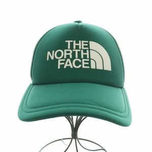 THE NORTH FACE ロゴメッシュキャップ Logo Mesh Cap 帽子 キャップ ロゴ F 緑 グリーン 白 ホワイト