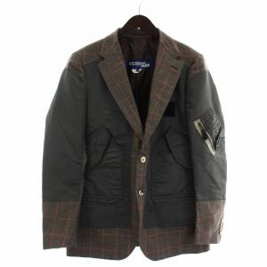 COMME des GARCONS CARUSO テーラードジャケット ウール ナイロン
