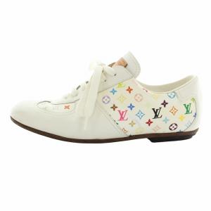 モノグラム マルチカラー スニーカー 37.5 ホワイト