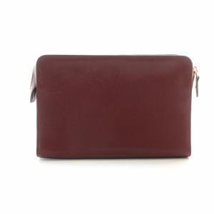 Cartier マストライン クラッチバッグ ワインレッド