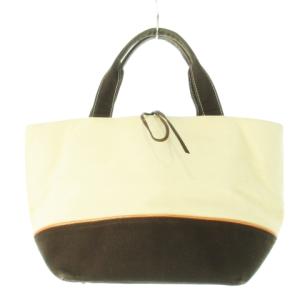 kate spade new york トートバッグ ハンドバッグ キャンバス 帆布 ロゴ 茶 ブラウン /CK14 GY18