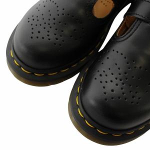 Dr.Martens メリージェーン MARY JANE レザーシューズ ラウンドトゥ ダブルストラップ ロゴ UK4 23cm