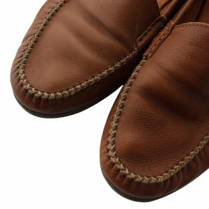 Salvatore Ferragamo ローファー ビジネスシューズ レザー ラウンドトゥ 7.5 25.5cm 茶色 ブラウン /XZ GY18