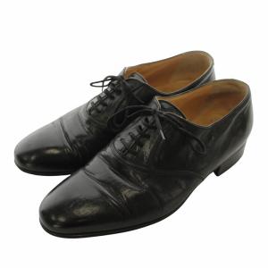 ビジネスシューズ 革靴 レザー ラウンドトゥ 6.5 25cm 黒 ブラック /XZ GY18