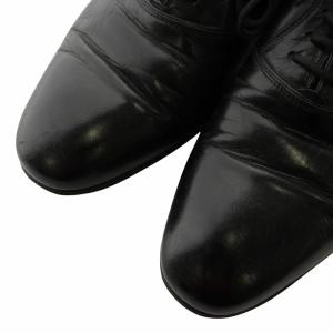 LANVIN ビジネスシューズ 革靴 レザー ラウンドトゥ 6.5 25cm 黒 ブラック /XZ GY18