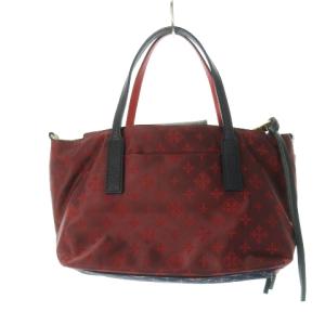 russet ハンドバッグ ミニ 2way ショルダーバッグ ナイロン キャンバス ジャカード レザー 革 シグネチャー