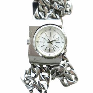 腕時計 ブレスレットウォッチ クォーツ ロゴ シルバー色 DZ-5247 GY18 /MQ