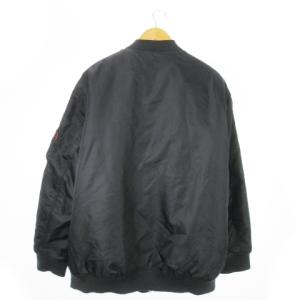 CONVERSE ALL STAR ジャケット ブルゾン 中綿 ジップアップ ロゴ 大きいサイズ 5L 紺 ネイビー /AO9