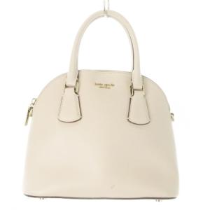 ダーシー スモール サッチェル ハンドバッグ 2way ショルダーバッグ レザー ロゴ ベージュ /AO13