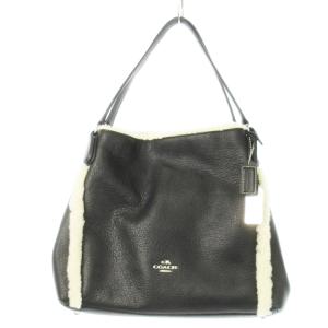 36516 イーディー31 シアリング トートバッグ ハンドバッグ レザー 革 シボ革 ボア 2ルーム