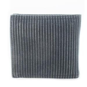 PORTER 吉田カバン 二つ折り財布 ウォレット 小銭入れあり キャンバス ストライプ ロゴ 紺 ネイビー /CK32